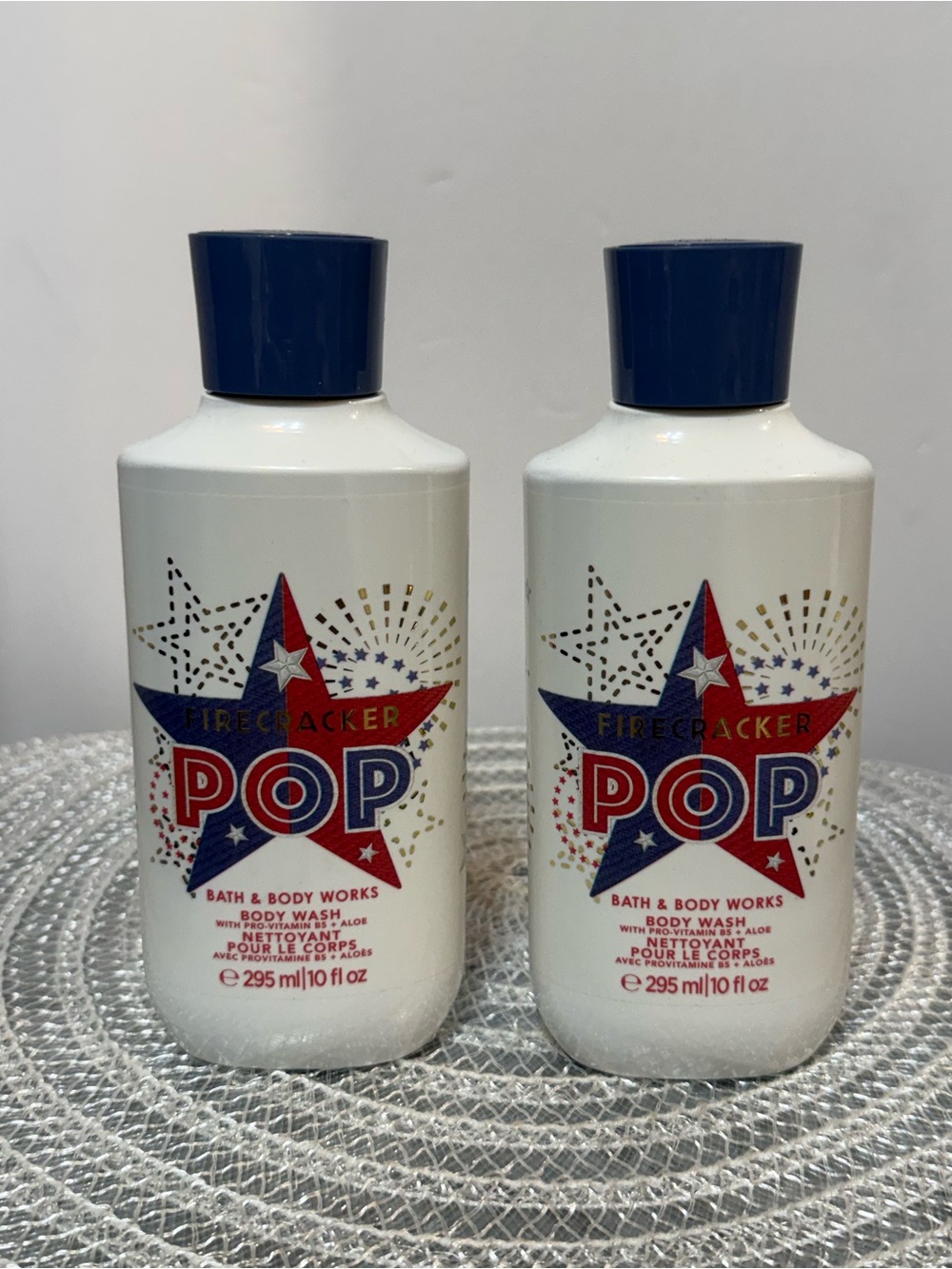 BBW Firecracker Pop Body Wash Set of 2 NWT